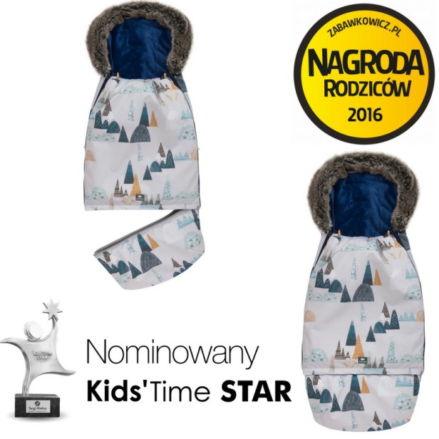 Śpiworek SUPERB Eskimo góry granat nagroda