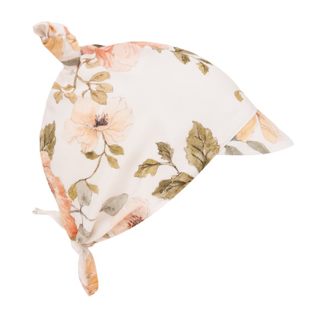 bamboo scarf/hat with a visor vintage bloom samiboo
