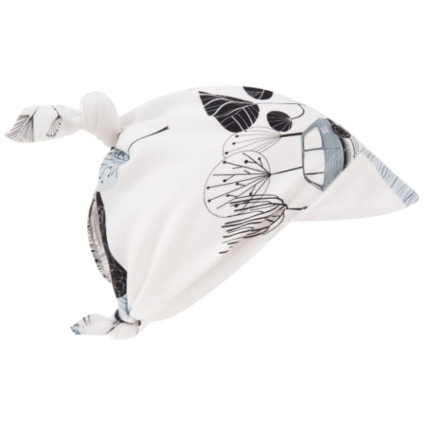 bamboo scarf/hat with a visor bambino