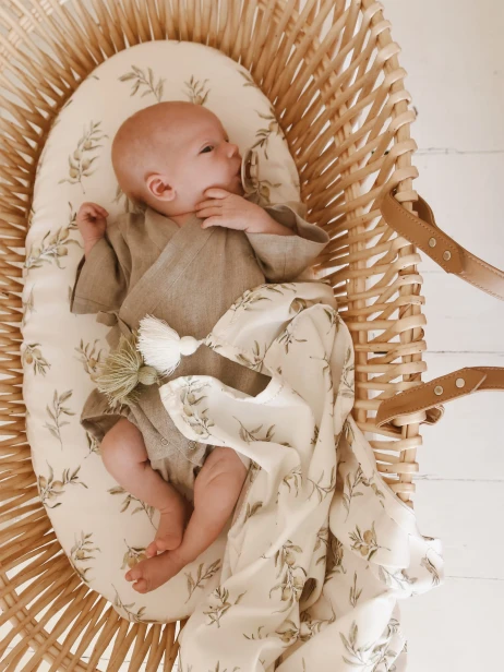 bamboo light blanket 75x100 cm olives samiboo