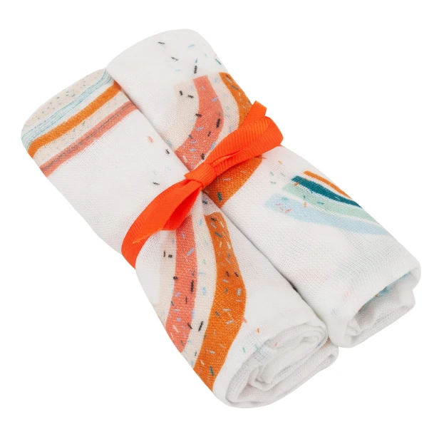 set of bamboo diapers, gauze weave_rainbow_samiboo.jpg