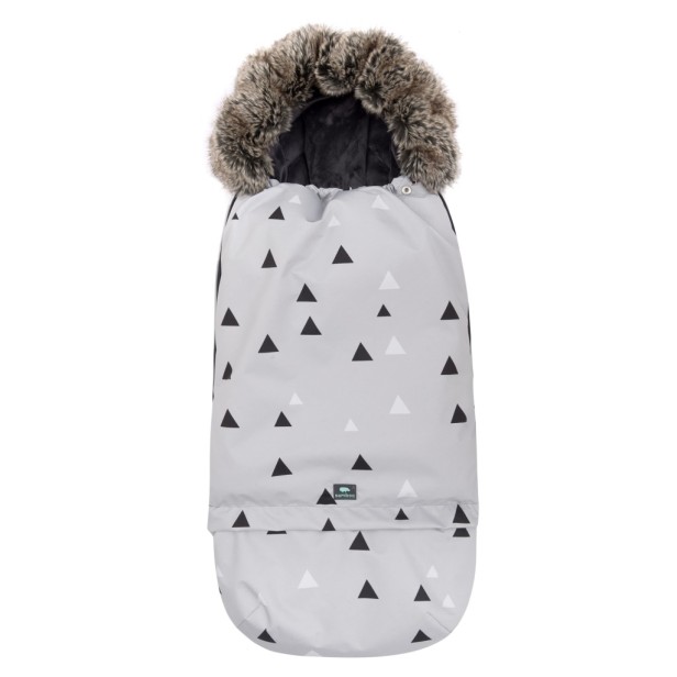 SUPERB Eskimo Śpiworek trójkaty grafit Samiboo
