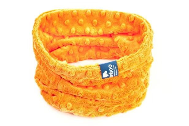Tunel scarf  orange minky