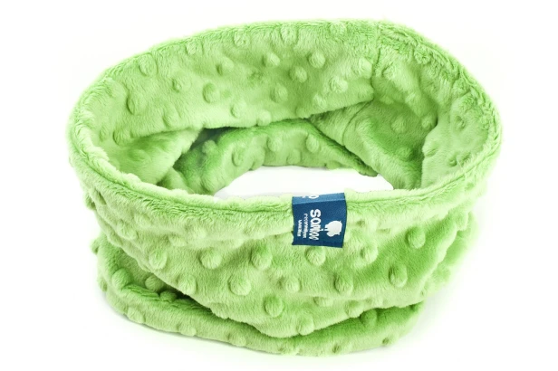 Tunel scarf  green minky